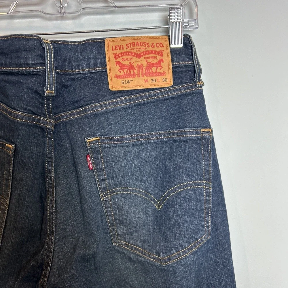 Levi's 514 Classic-style Low Rise And Straight Cut From Hip Through‎ Ankle 30x30